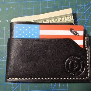Card wallet with cash slot
